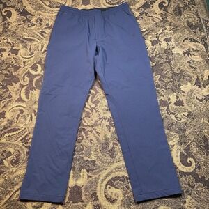 Outerknown Apex Series Pants Men's Size Medium Blue Drawstring Nylon Hiking